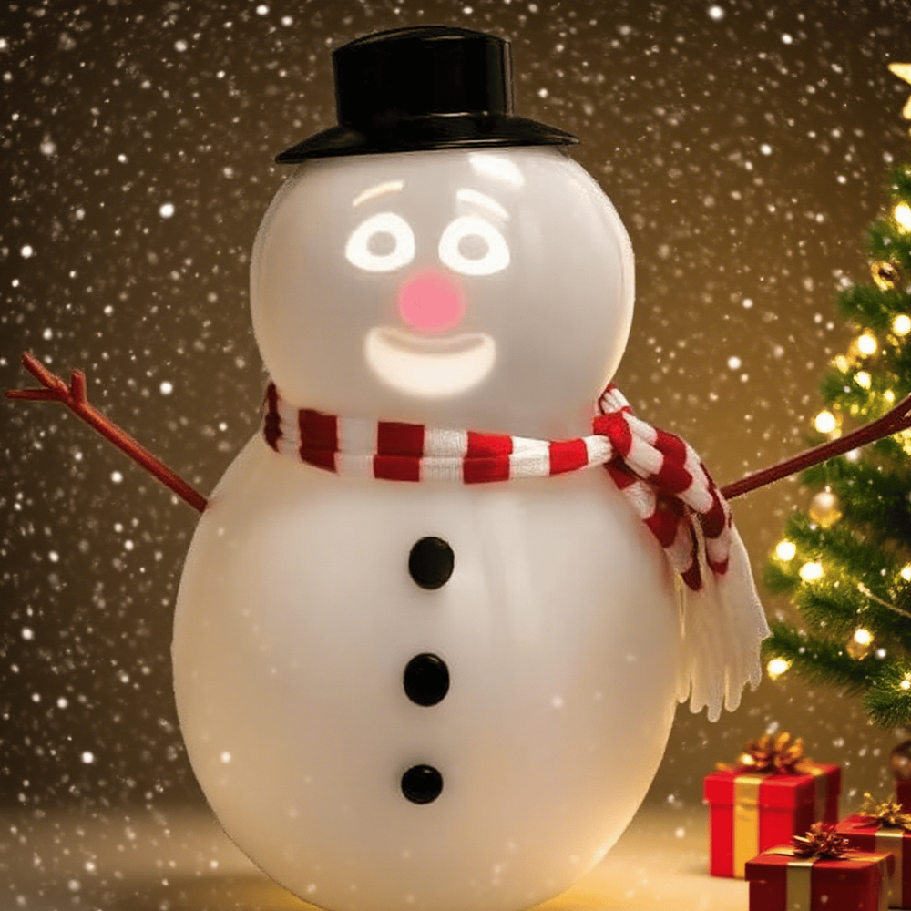 ⛄️ Talking Animated Blink Snowman with Built in Projector & Speaker Plug'n Play🎄